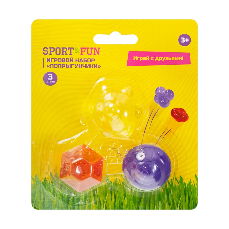 Игровой набор "Попрыгунчики", Sport&Fun, 3 шт., в ассортименте