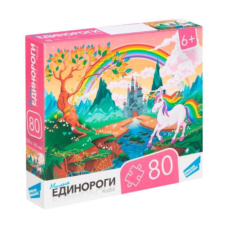 Пазл, 80 элементов, в ассортименте