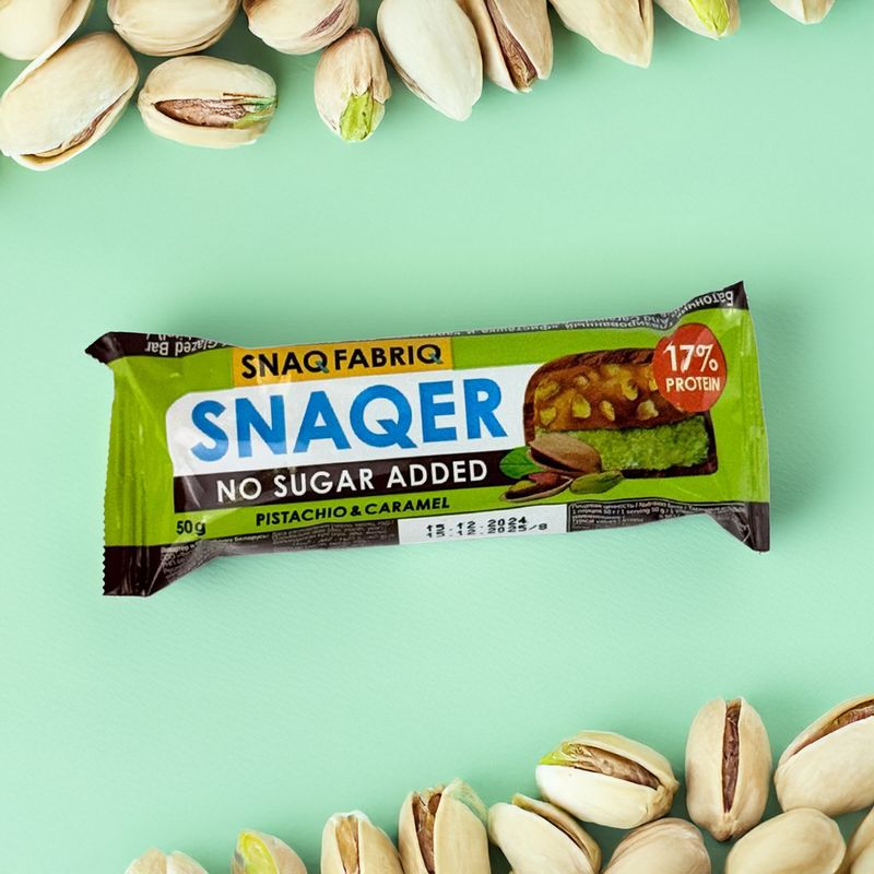 Шок батон прот SNAQER фисташ карам 50г