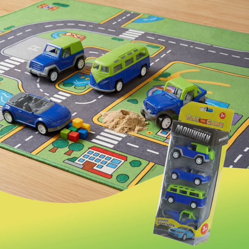 Игровой набор "Машинки", Play the Game, в ассортименте