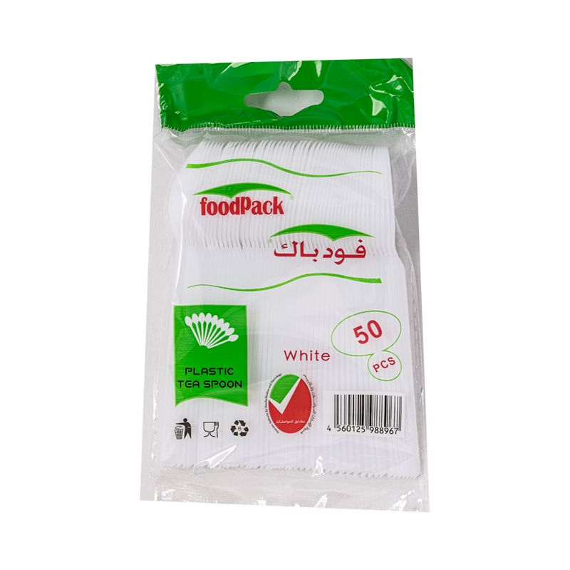 Ложки чайн FOOD PACK одноразовые, 50 шт