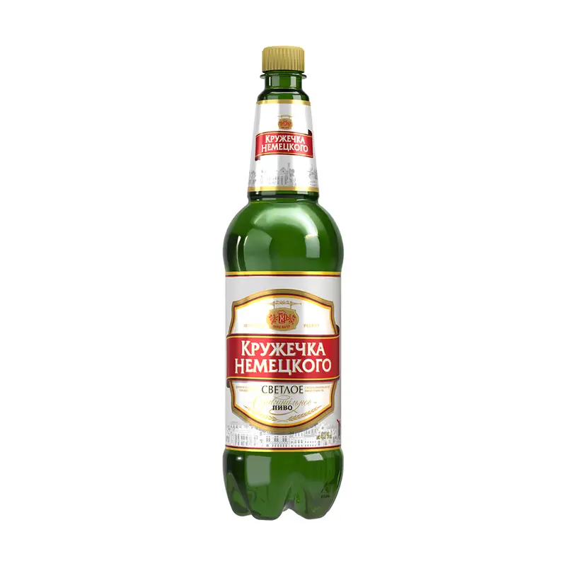 Пиво светлое, Кружечка немецкого, 4,3%, 0,8 л