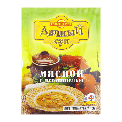 "Дачный суп" мясной с вермишелью, Русский продукт, 60 г