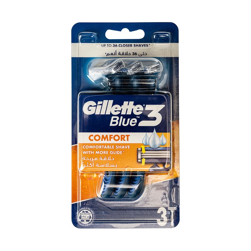 Бритва "Blue Comfort", Gillette, 3 шт.