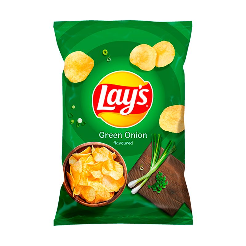 Чипсы Lay's со вкусом зелёного лука, 130 г