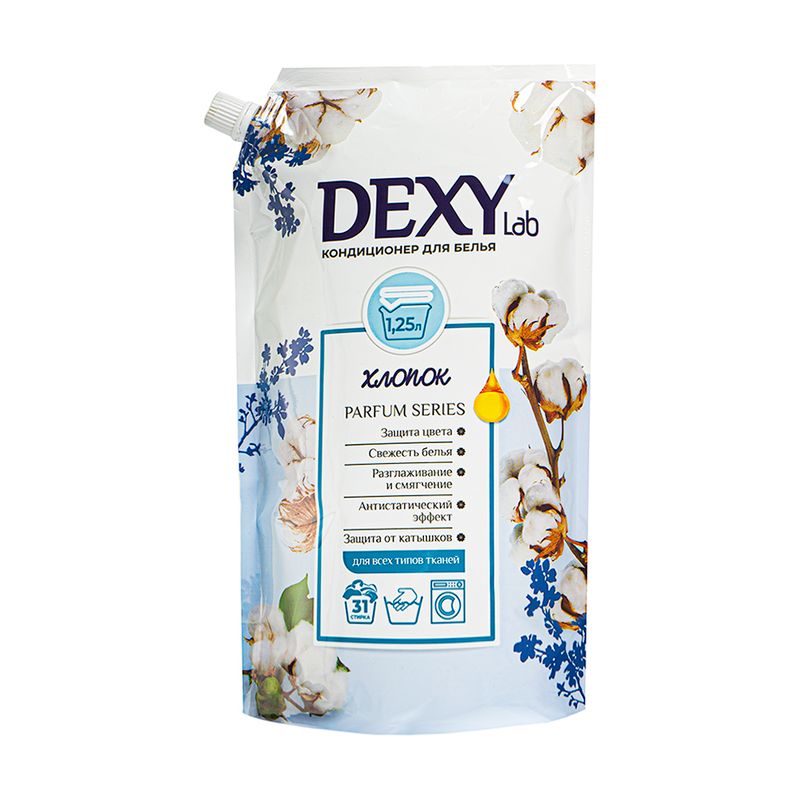Кондиционер для белья, DEXY Lab, 1250 мл