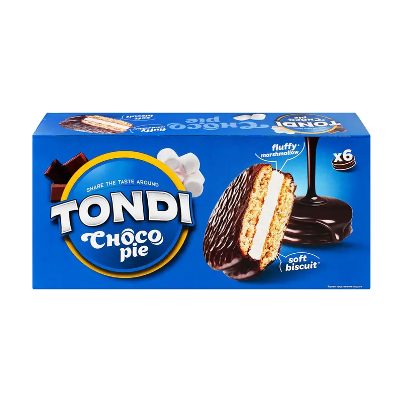 Печенье, Tondi Choco Pie, 180 г