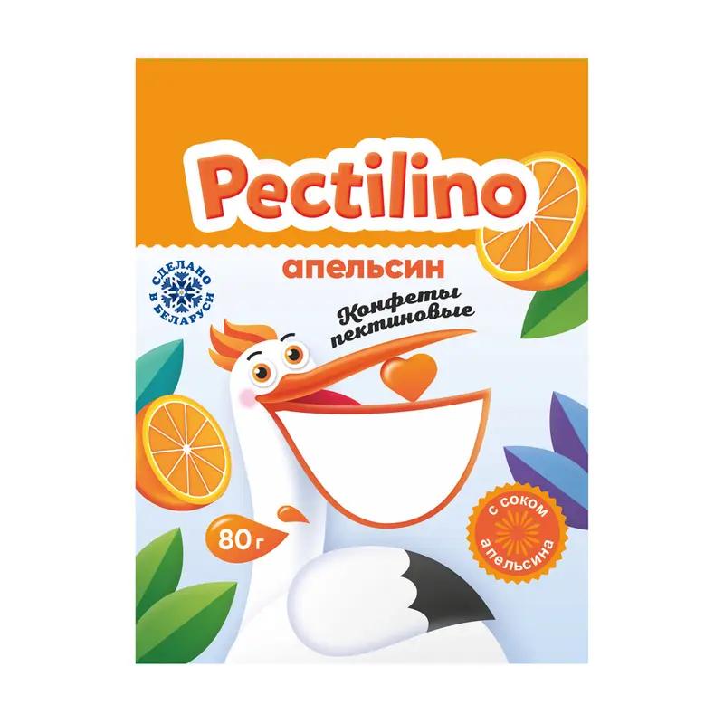 Конфеты пектиновые, Pectilino, с соком, 80 г, в ассортименте