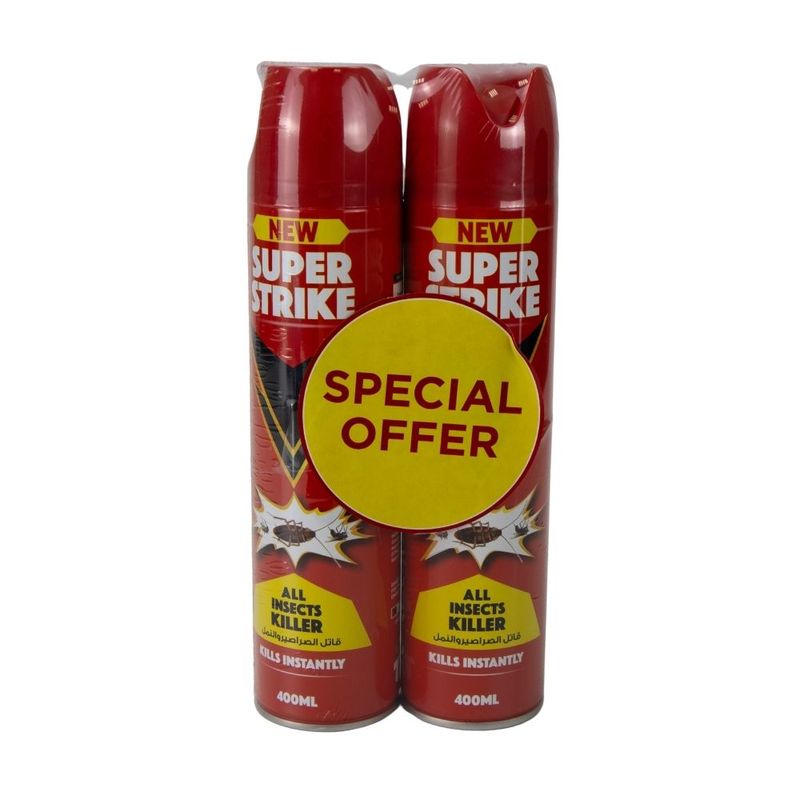 Спрей от насекомых Super Strike 2*400 мл
