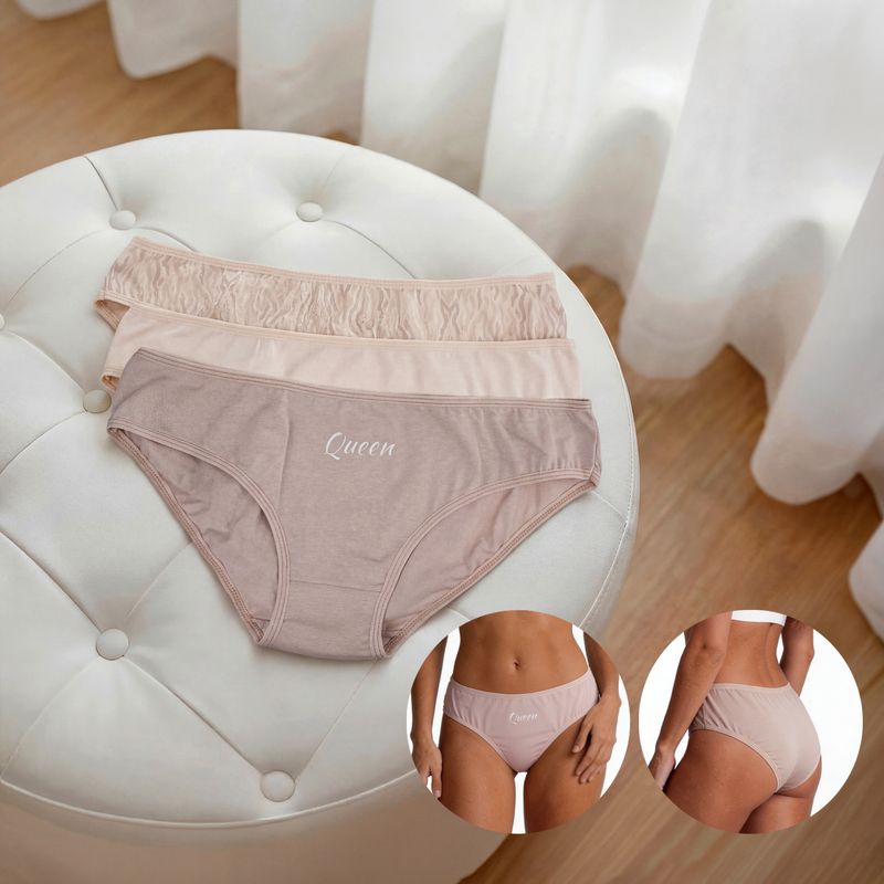 Трусы женские, 3 шт., в ассортименте