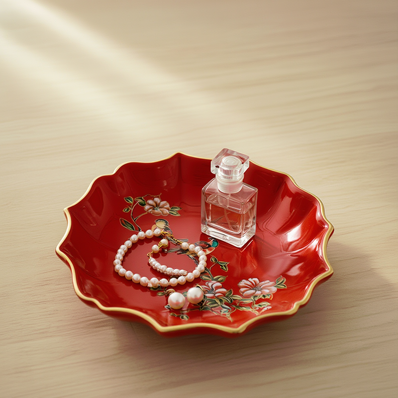 Декоративная тарелка для аксессуров и мелочей "Чуньдзи", в ассортименте