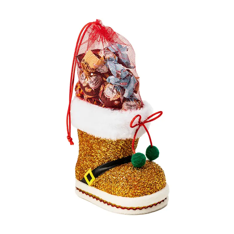 Подарочный набор с шоколадными конфетами Santa Shoe, 350 г
