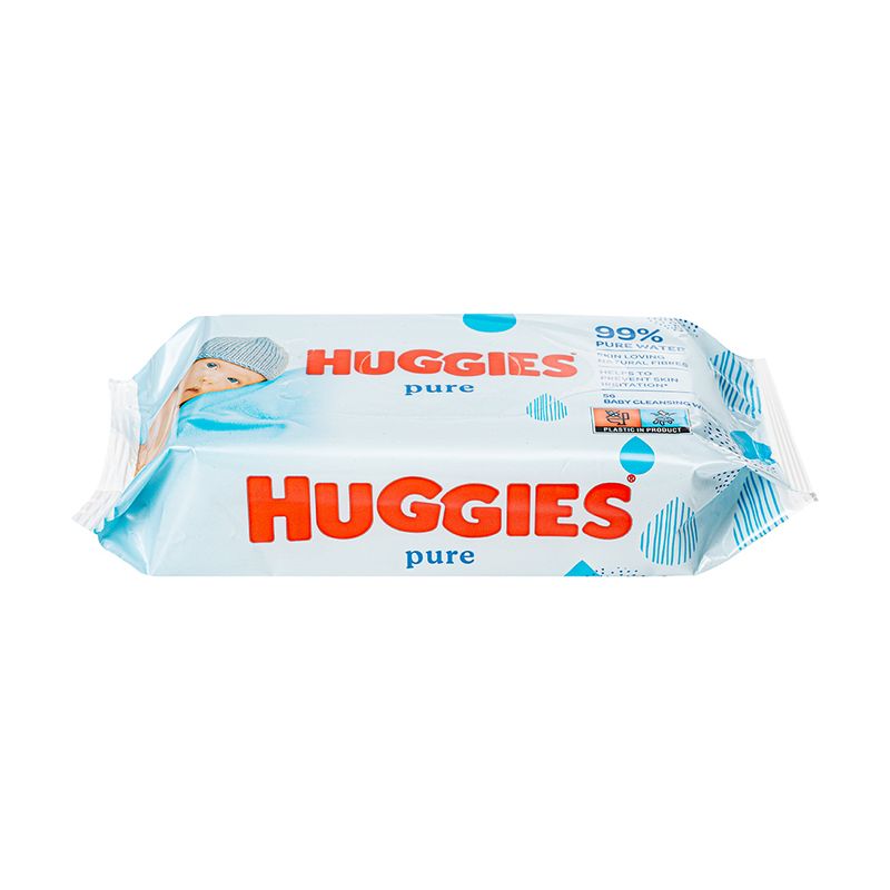 Влажные салфетки, Huggies, 56 шт.