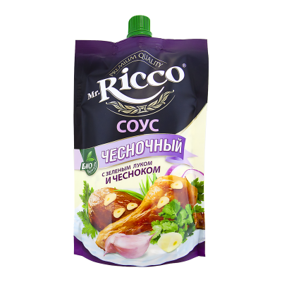 Соус Mr.Ricco чесночный, 210 г