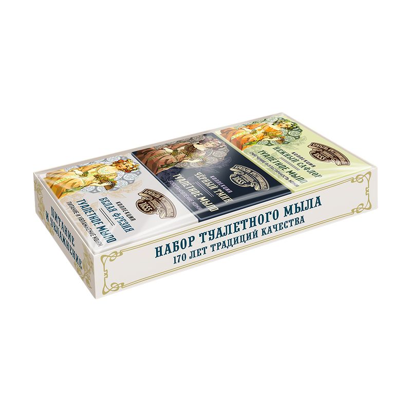 Набор туалетного мыла, ЗБК, 190 г, 3 шт.