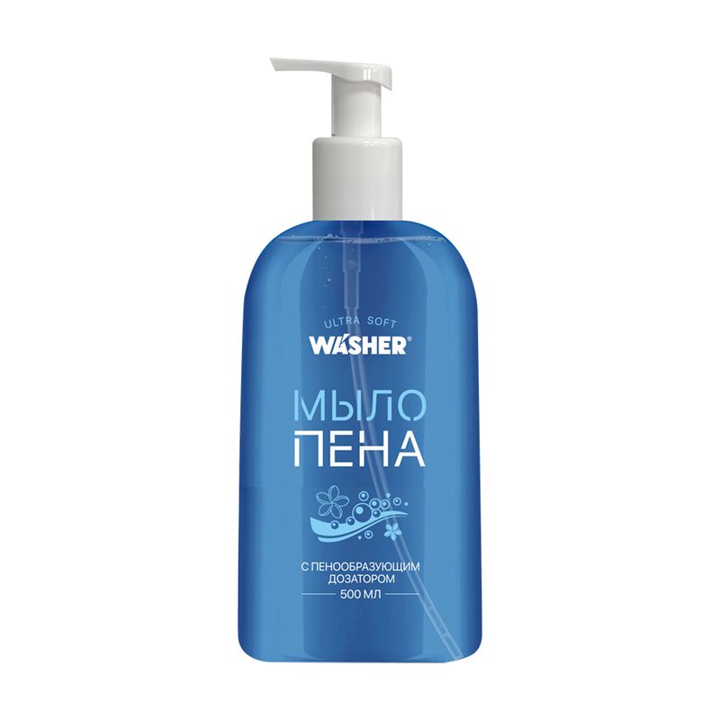 Жидкое мыло-пена, WASHER, 500 мл