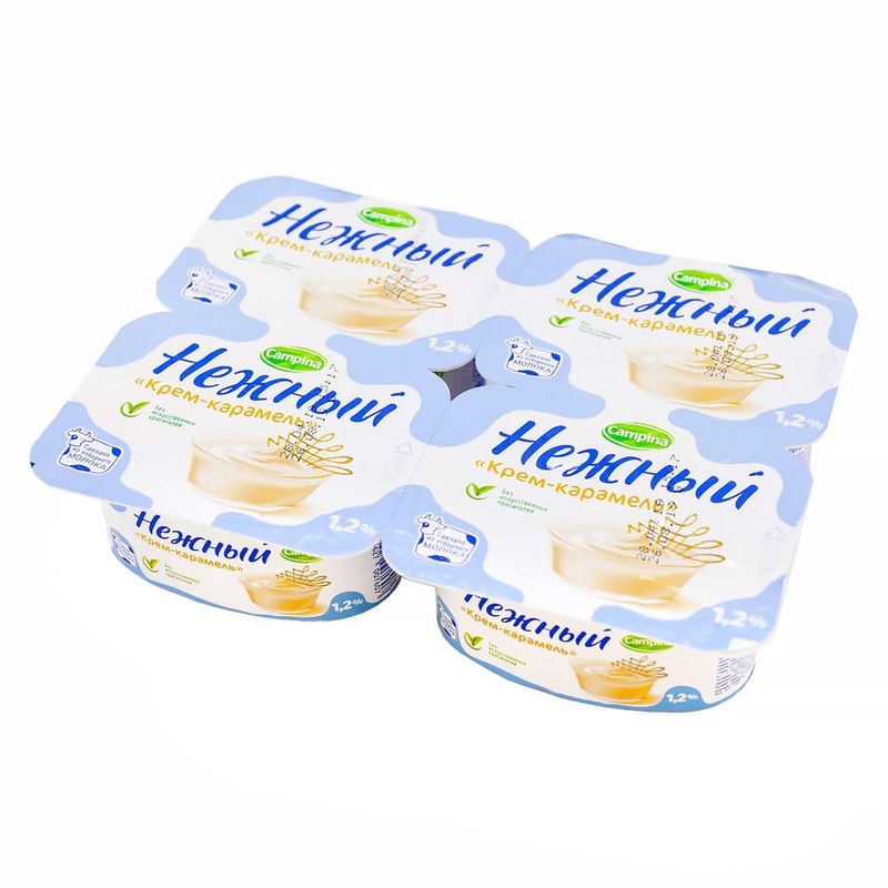 Йогурт крем-карамель, 1.2%, 100 г