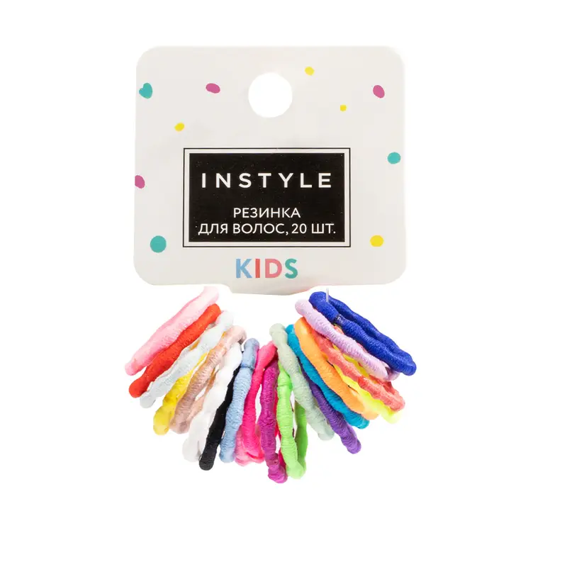 Резинка для волос, INSTYLE, 20 шт., в ассортименте