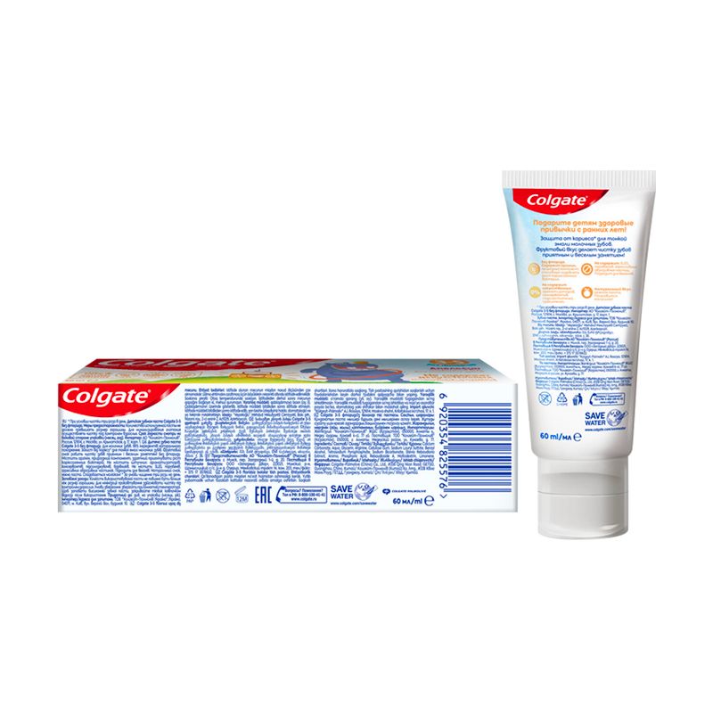 Зубная паста детская, Colgate, 60 мл, в ассортименте