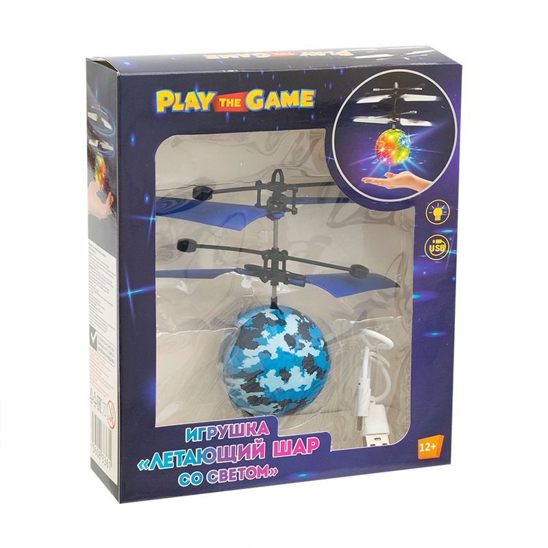 Игрушка "Летающий шар со светом", Play the Game, в ассортименте