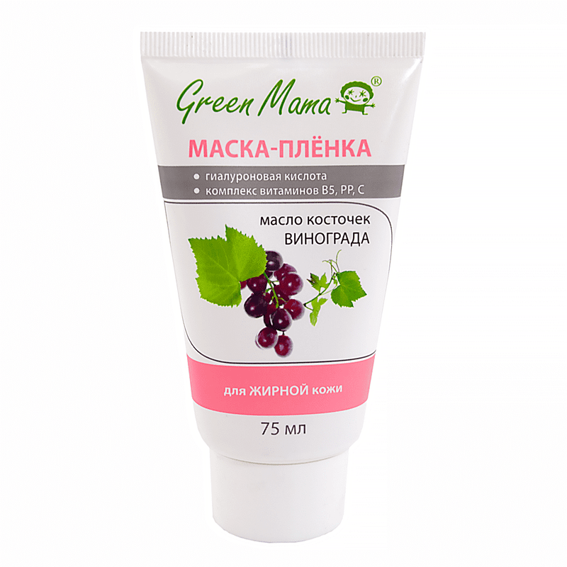 Маска-пленка для лица Green Mama, 75 мл