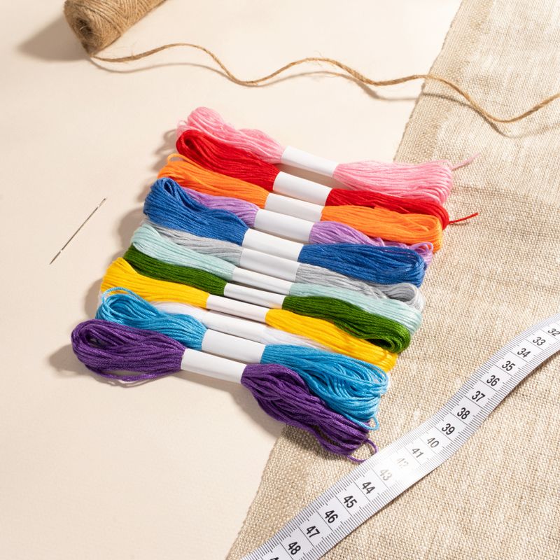 Нитки для вышивания, Hand Made Club, 10 м, 12 шт.