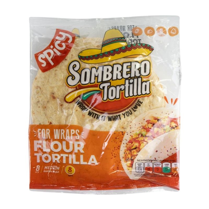 Тортилья Sombrerro из пшен муки 360г