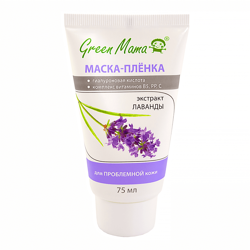 Маска-пленка для лица Green Mama, 75 мл