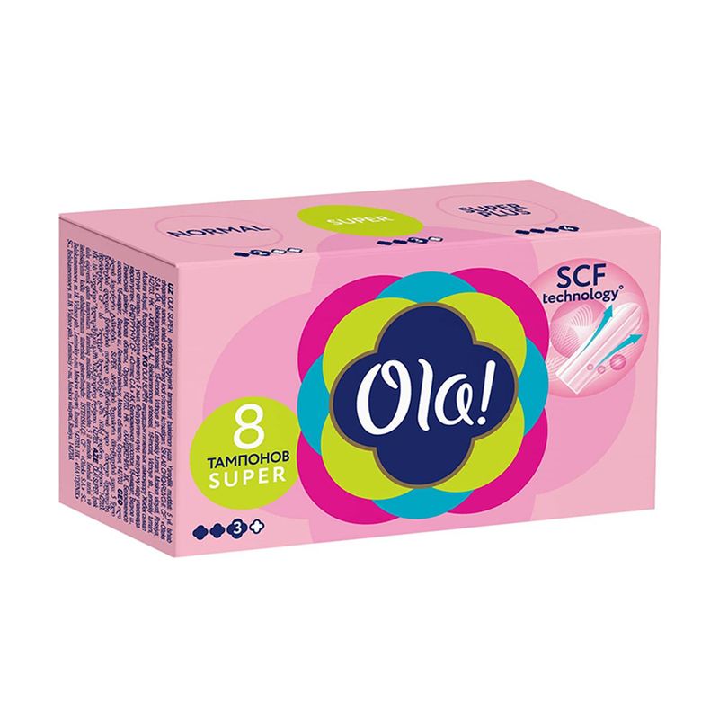 Тампоны "Super", Ola!, 8 шт.