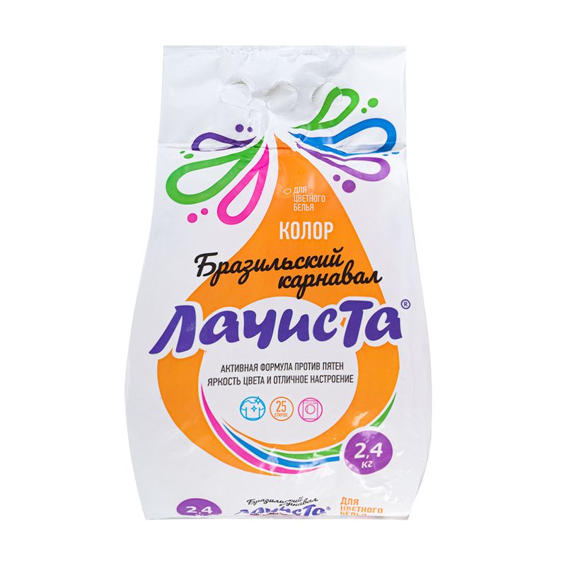 Стиральный порошок, Лачиста, 2,4 кг, в ассортименте