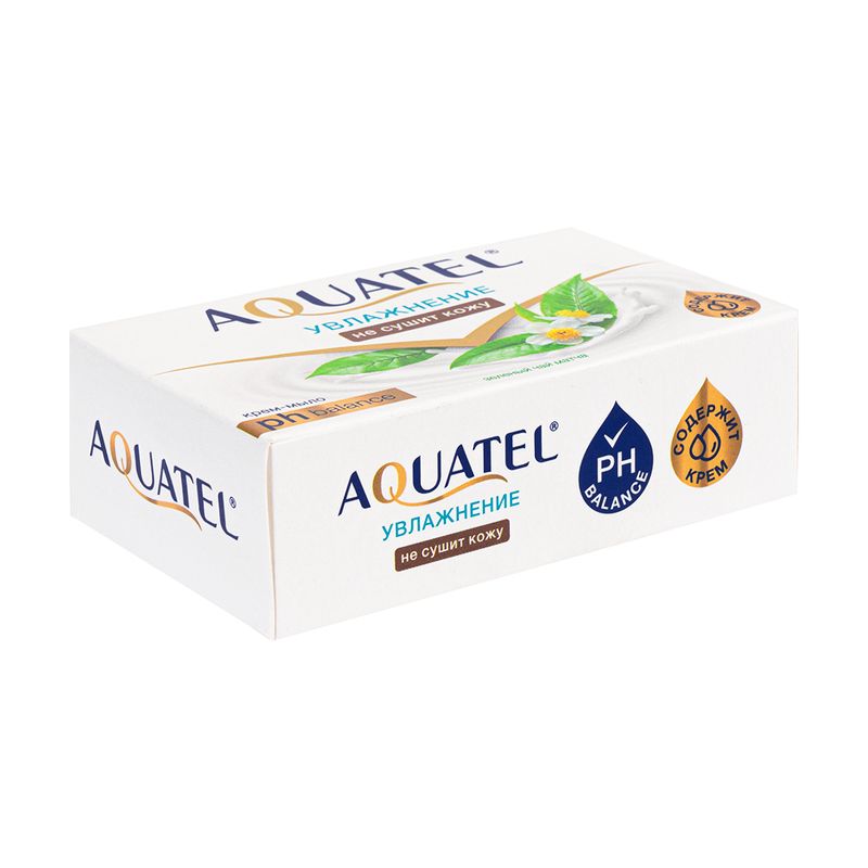 Крем-мыло, AQUATEL, 90 г, в ассортименте
