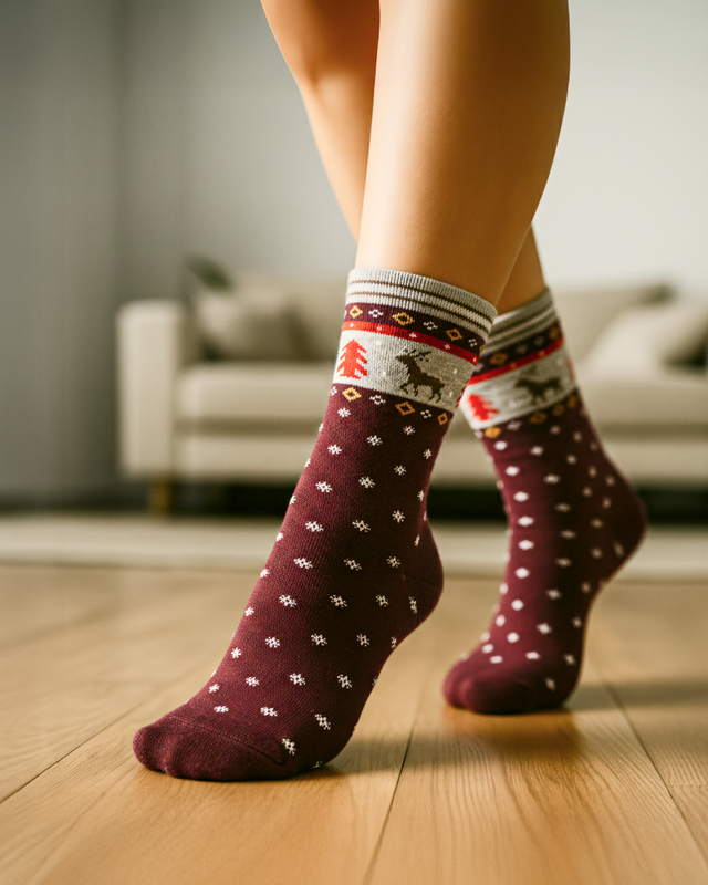 Носки женские утеплённые, Contrast, в ассортименте