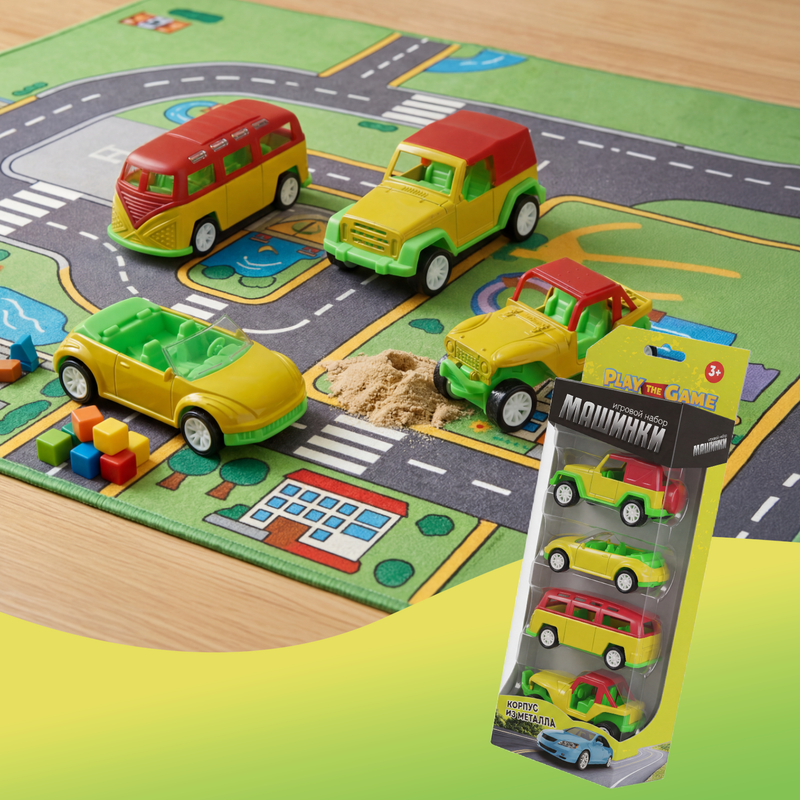 Игровой набор "Машинки", Play the Game, в ассортименте