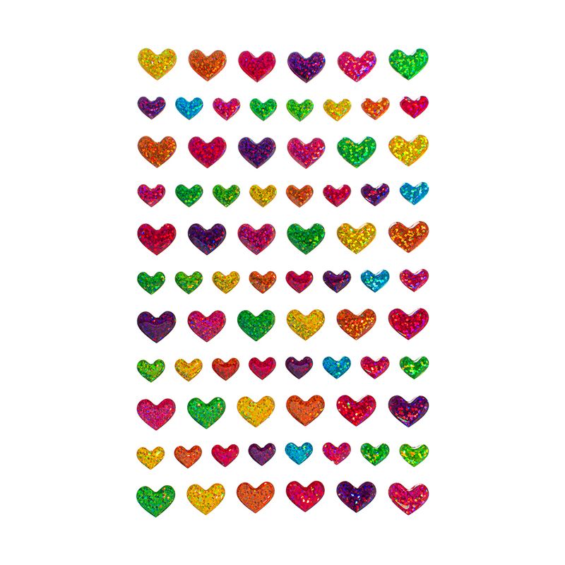 Наклейка "Сердца", With Love, 14х25 см, в ассортименте