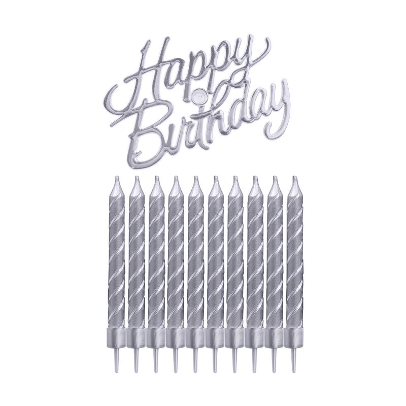 Свечи "Happy birthday", 10 шт