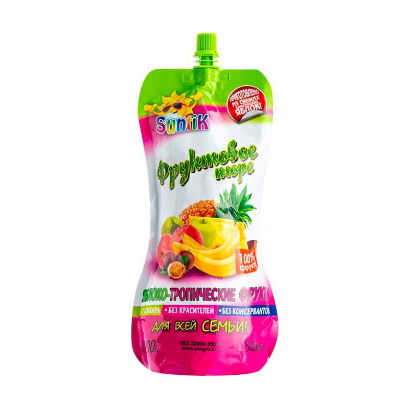 Фруктовое пюре, Suntik, 500 г, в ассортименте