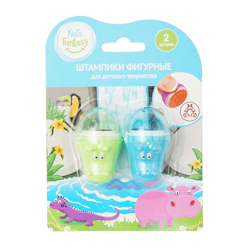 Штампики фигурные для детского творчества, Kid’s Fantasy, 2 шт., в ассортименте