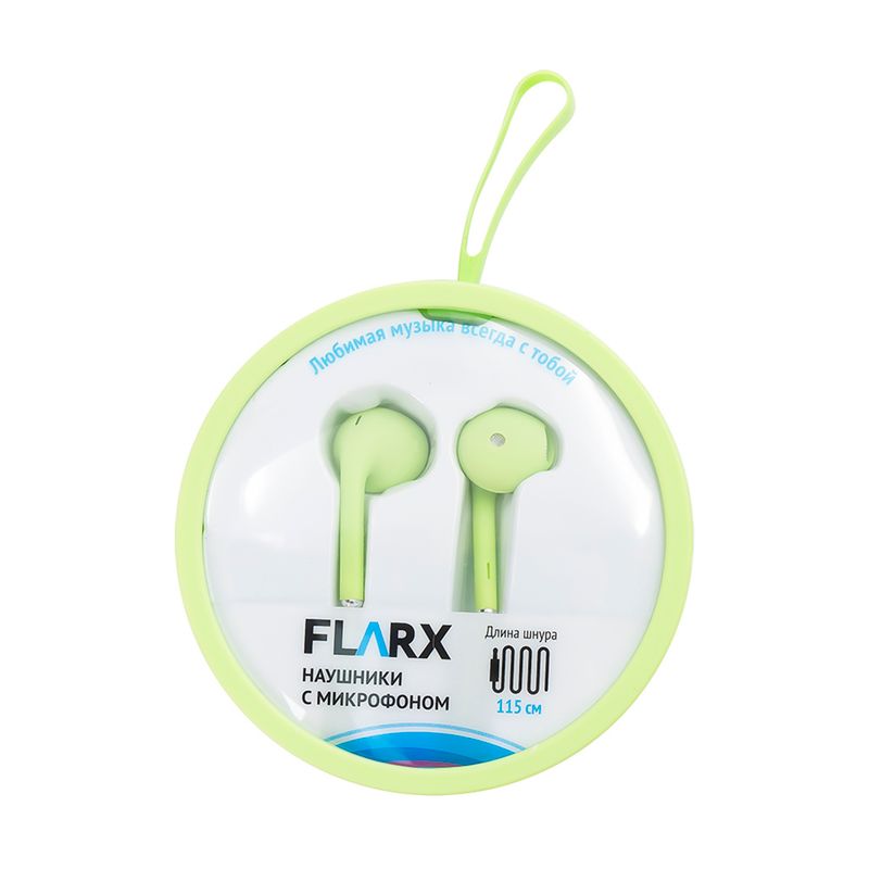 Наушники с микрофоном, Flarx, в ассортименте