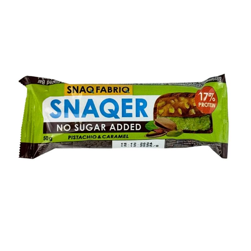 Шок батон прот SNAQER фисташ карам 50г