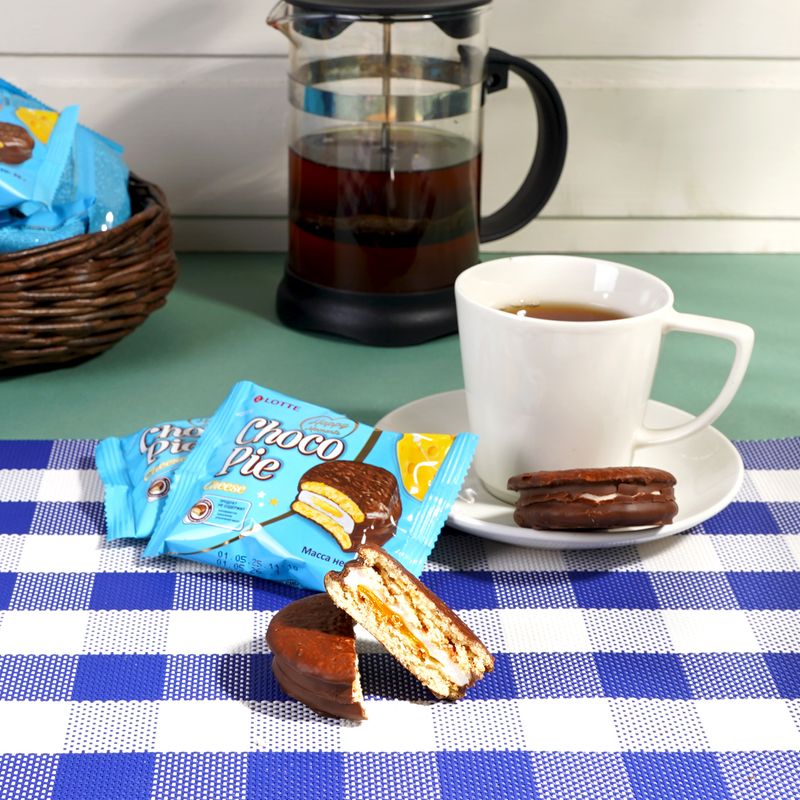 Печенье прослоенное глазированное, Choco Pie, сыр, 336 г