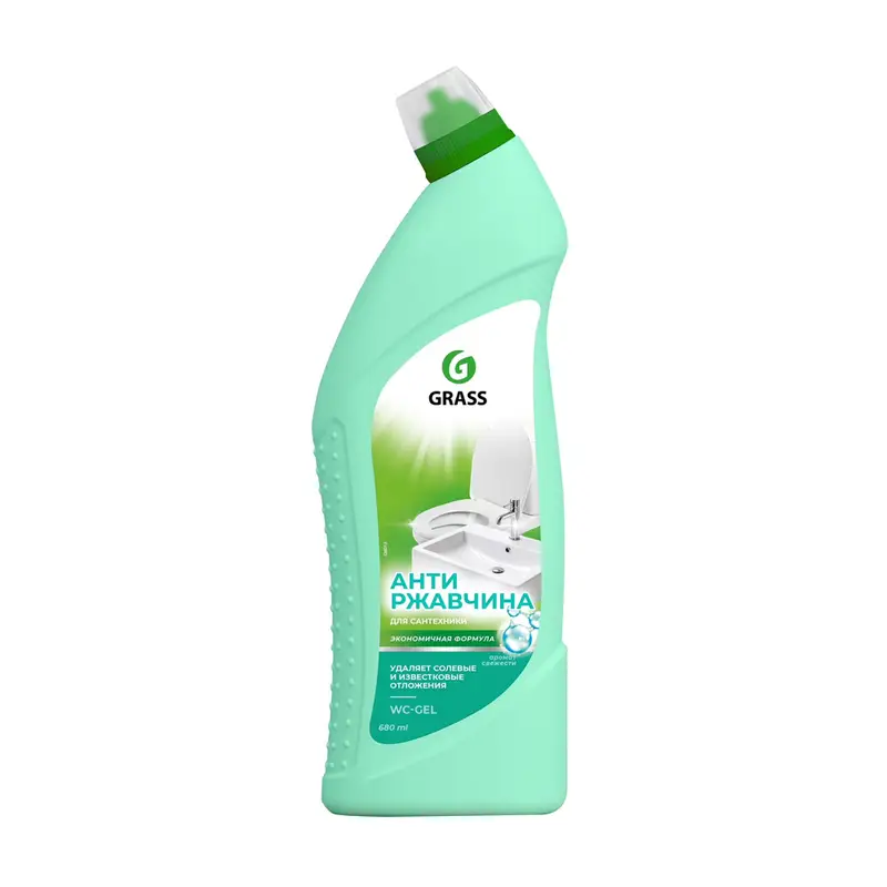 Средство для чистки сантехники "WC-gel", GRASS, 680 мл, в ассортименте