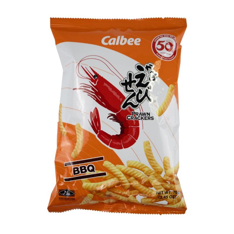 Чипсы Calbee креветочн барбекю 70г