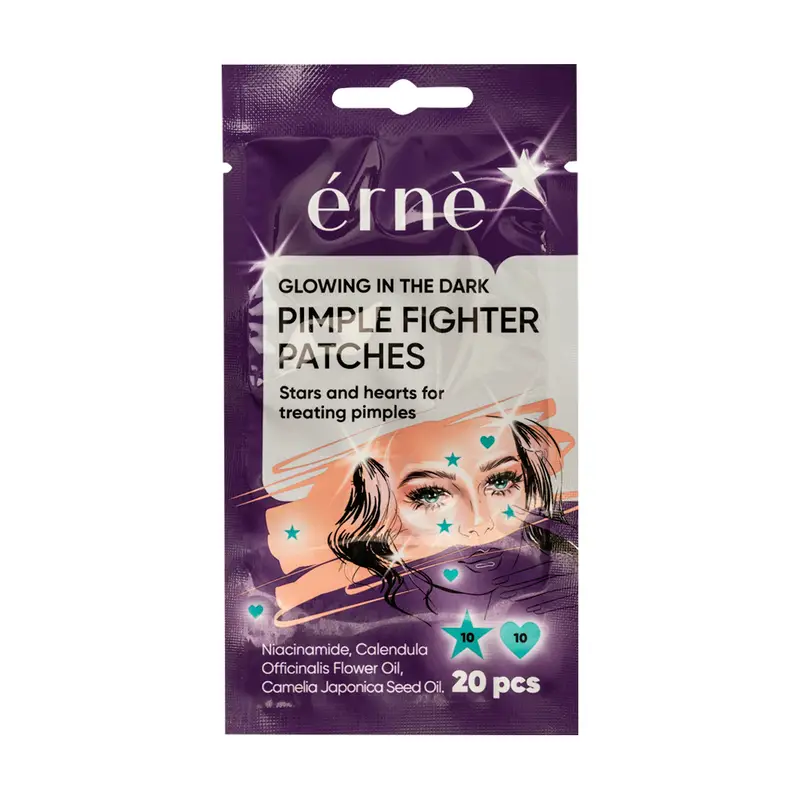 Пластыри от прыщей Erne, 20/24 шт., разные виды