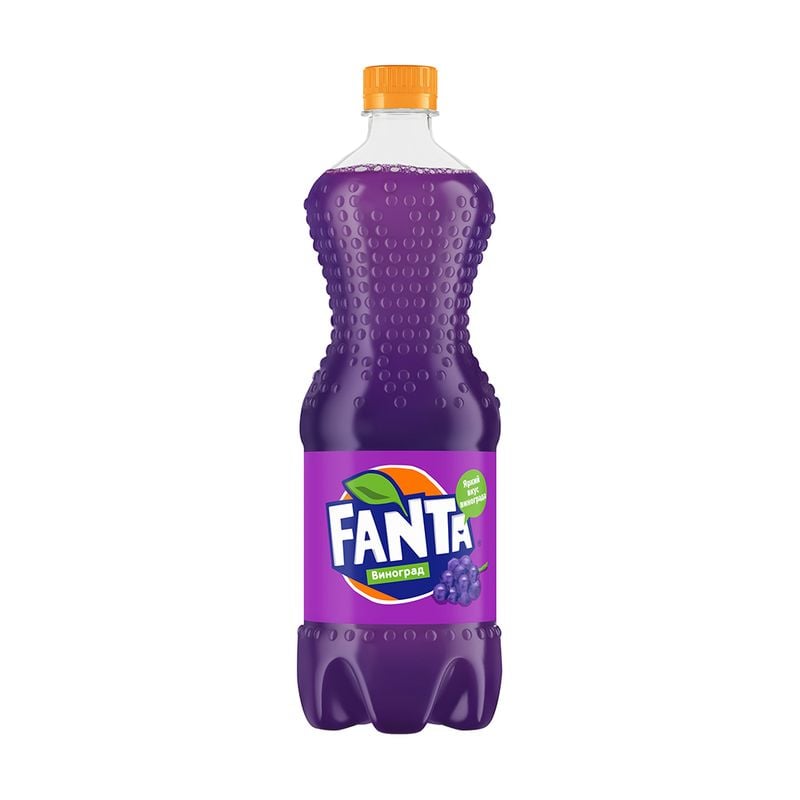 Напиток сильногазированный, Fanta, виноград, 1 л