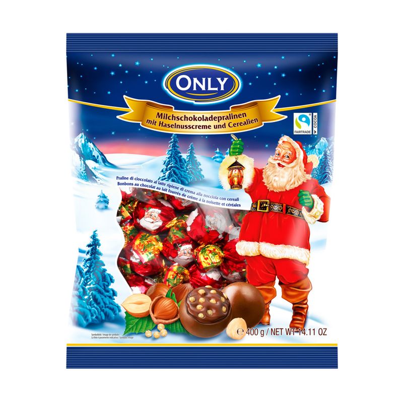 Конфеты из молочного шоколада Only, 400 г