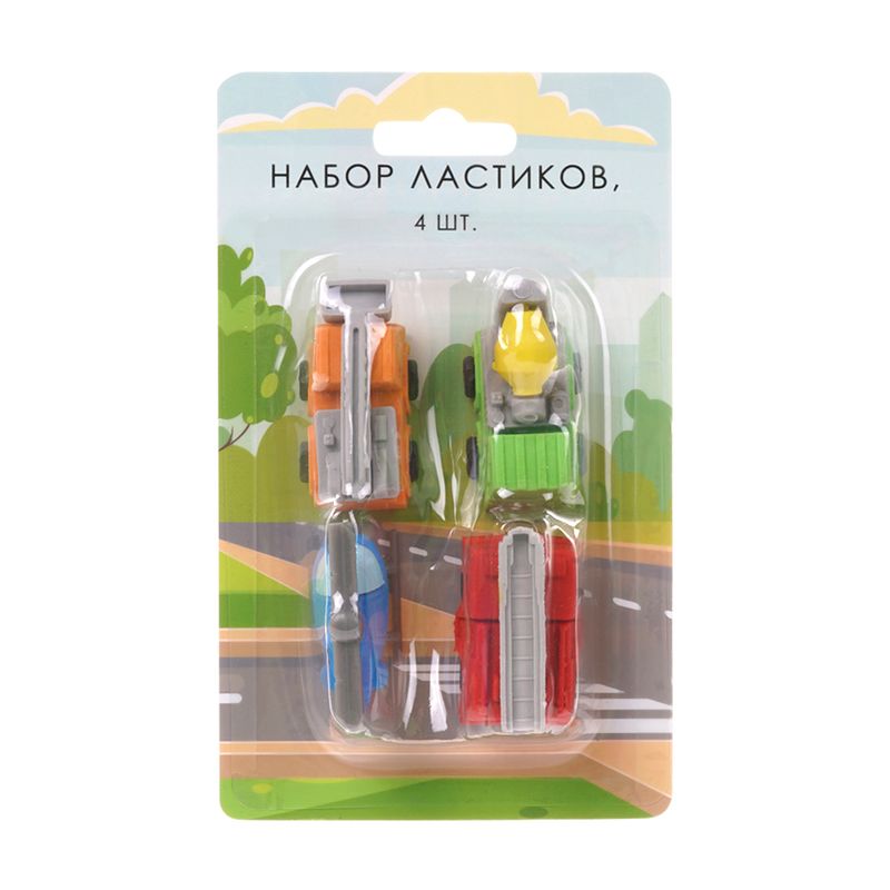 Набор ластиков, Men's Direction, 4 шт., в ассортименте