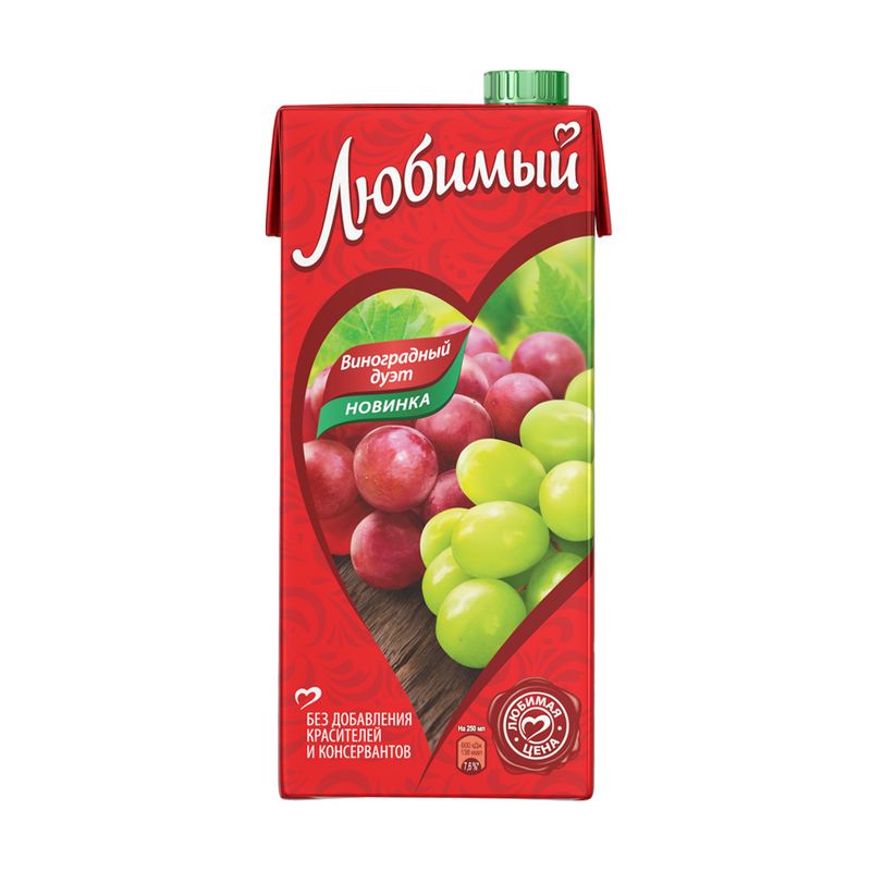 Напиток сокосодержащий, Любимый, 0,95 л, в ассортименте