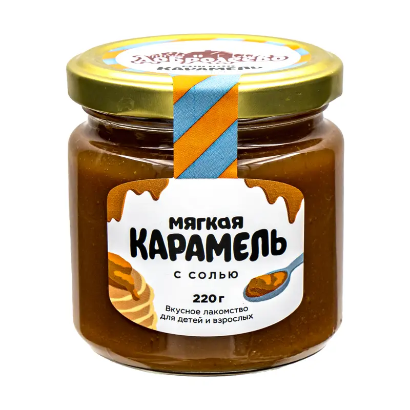 Десерт кондитерский "Мягкая карамель", Добродеево, 220 г