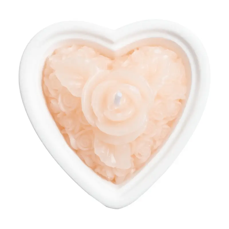 Свеча "Сердце", With Love, 2 шт., в ассортименте