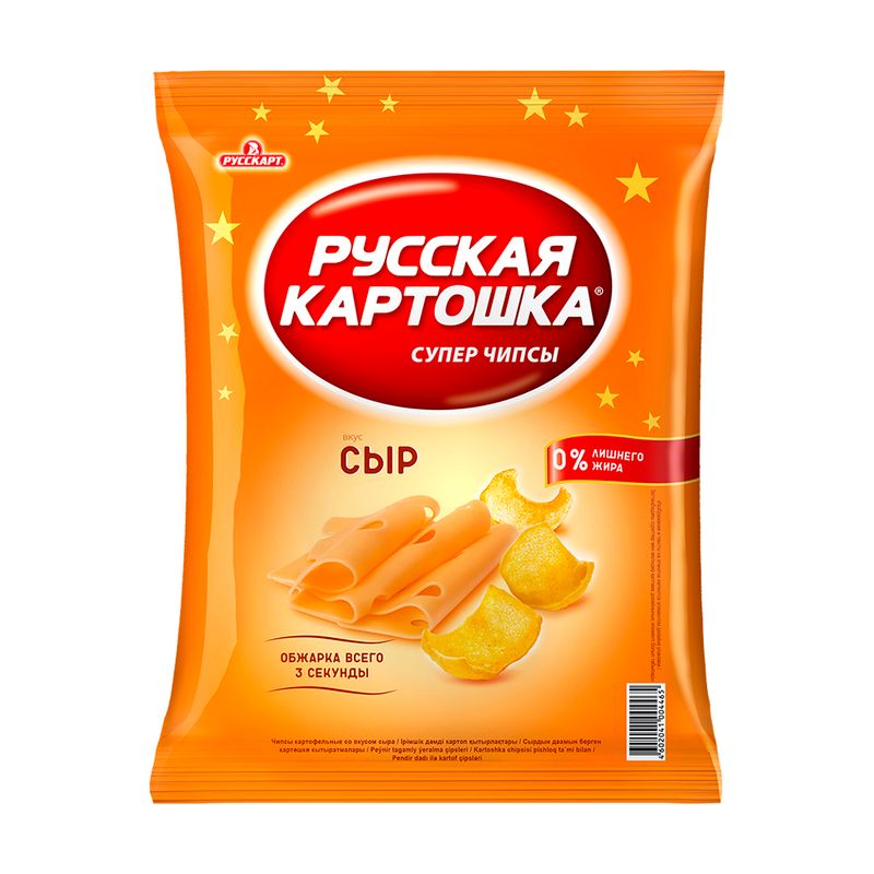 Чипсы, Русская картошка, 120 г, в ассортименте
